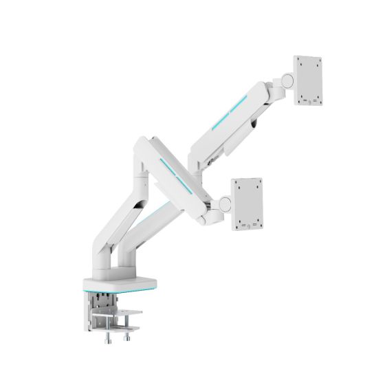  Sure Vision ขาตั้งจอมอนิเตอร์ ขนาด 17-35 นิ้ว รุ่น GSL-35D (แบบ 2 จอ มีไฟ RGB ปรับได้ทุกทิศทาง)